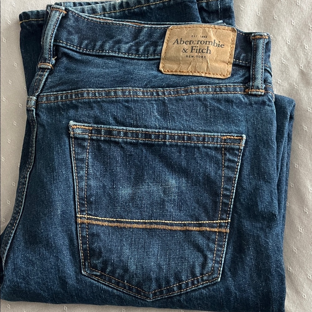 Abercrombie & Fitch Dark Blue Denim Jeans